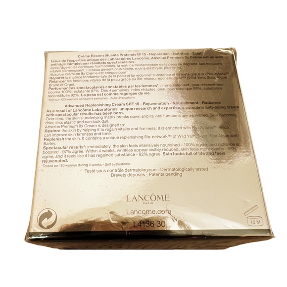 LANCOME Absolue Premium Bx  Advanced Replenishing Cream SPF 15  1.7 oz Sealed - Picture 10 of 10